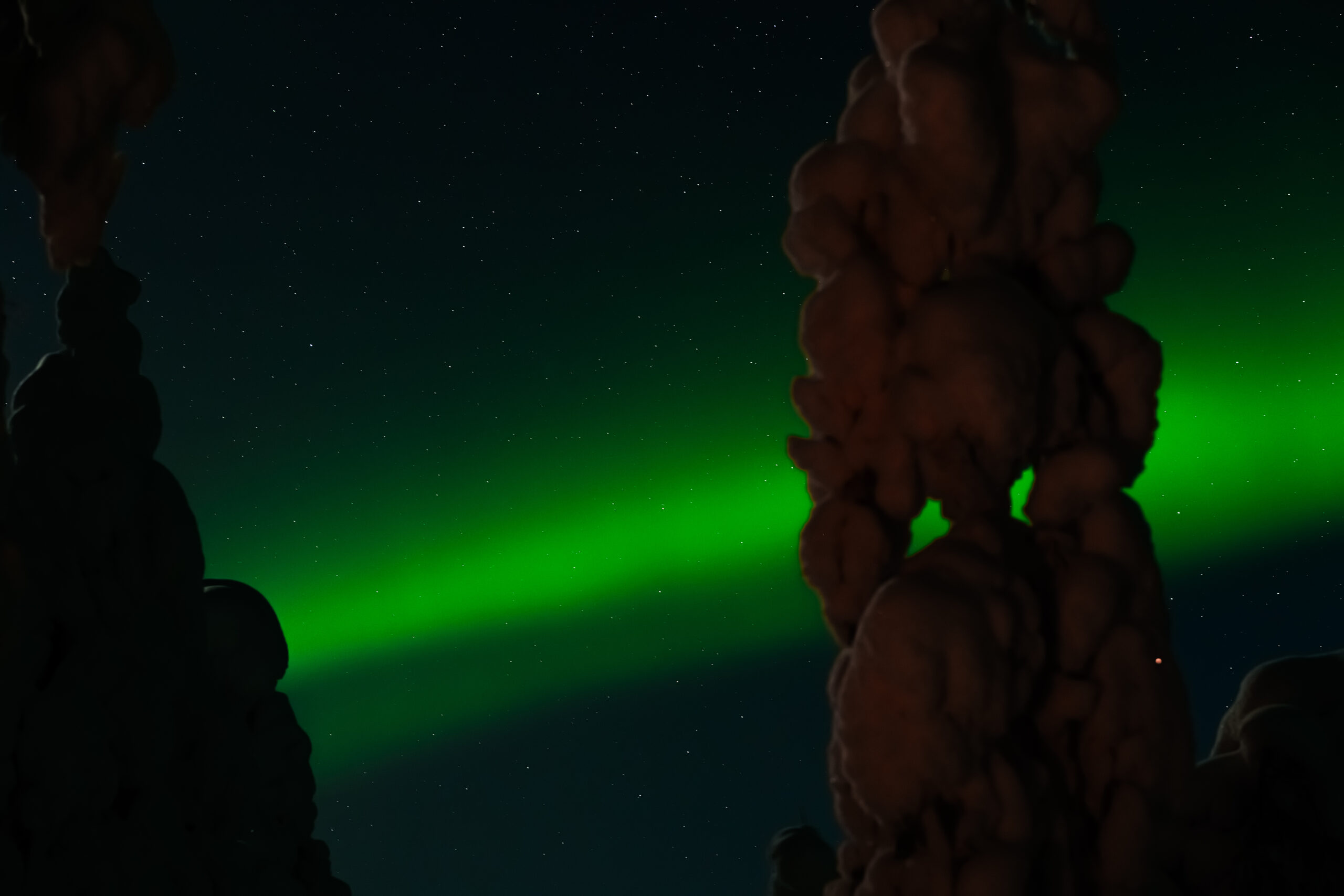 Aurora pursuit trip Rovaniemi lapland