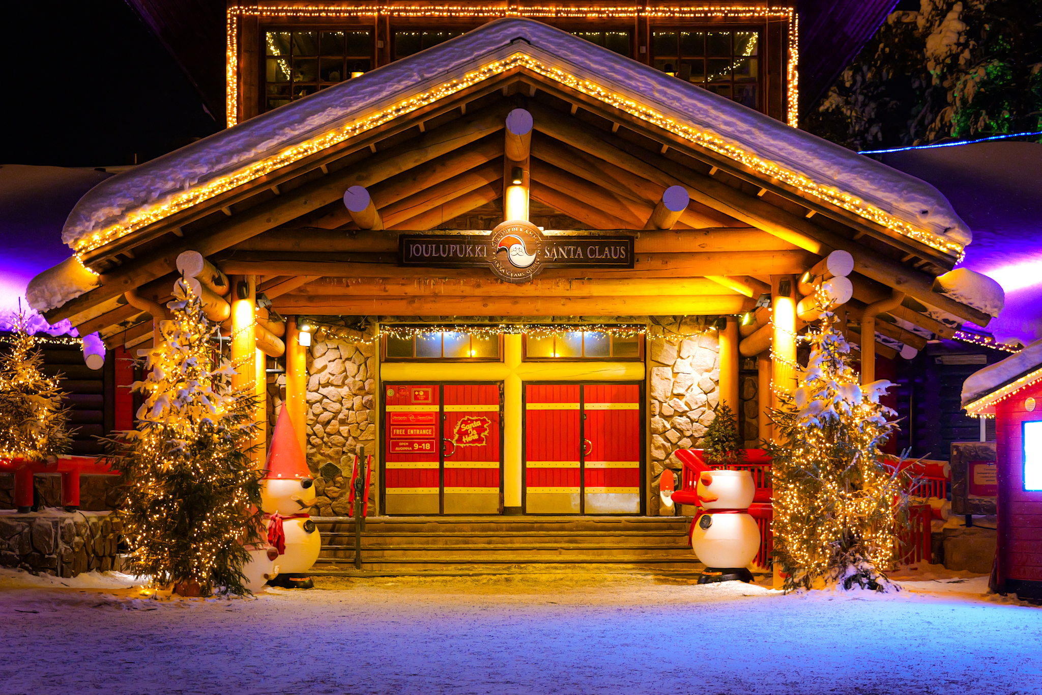 Santas home village Rovaniemi arctic circle